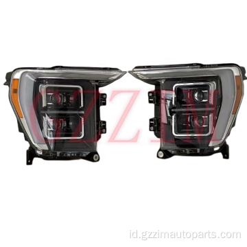 F150 2021 lampu depan LED headlamp